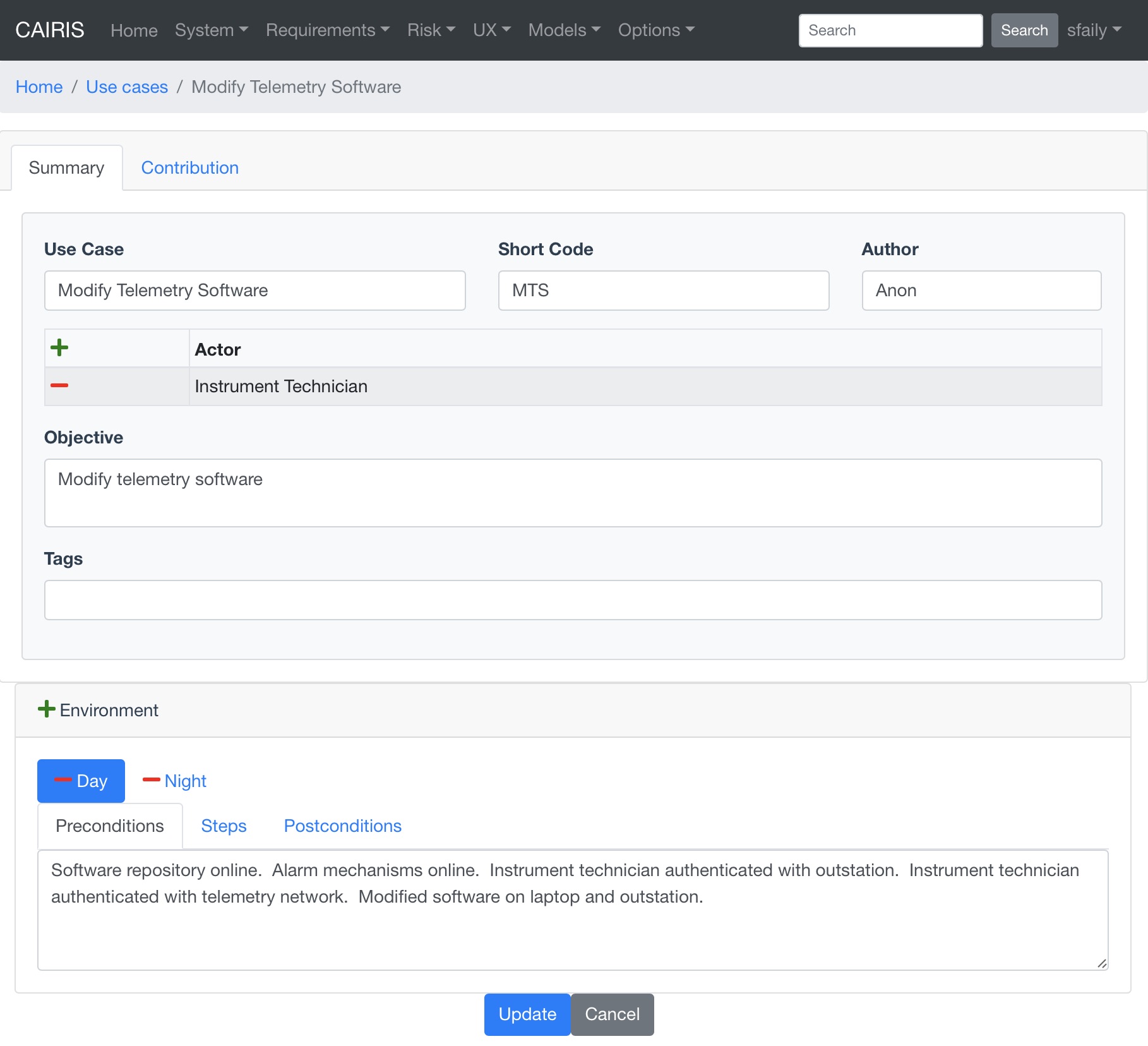 Use Cases — CAIRIS 2.3.8 documentation